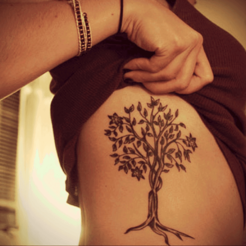 Large Tree Tattoo  large tree tattoo from side of rib up th  Flickr