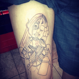 Just the outline 