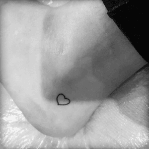 My first tattoo #first #heart #smallatttoo #new #smal #smallheart 