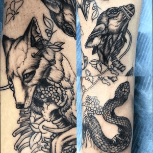 Arm in progress... It’s a composition of different ilustrations of the awesome artist Lauren Marx