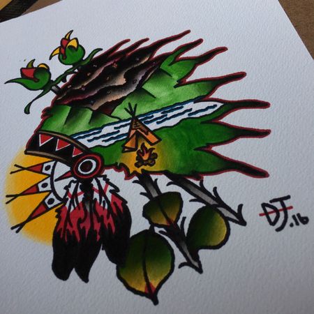 Flash tattoo