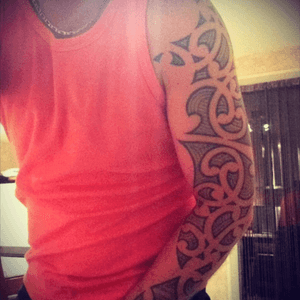 This is my maorie tatoo on right arm #megandreamtatoo 