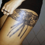 Garter tattoo