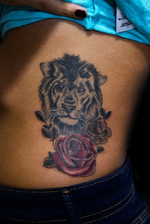 #lion #rosestattoo 