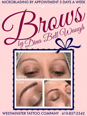 Microblading by Dina Bell Waugh