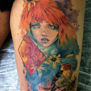 #tattoo #watercolortattoo #aquarelatattoo #samuka #thesiamesetattoo #brazilianartist 