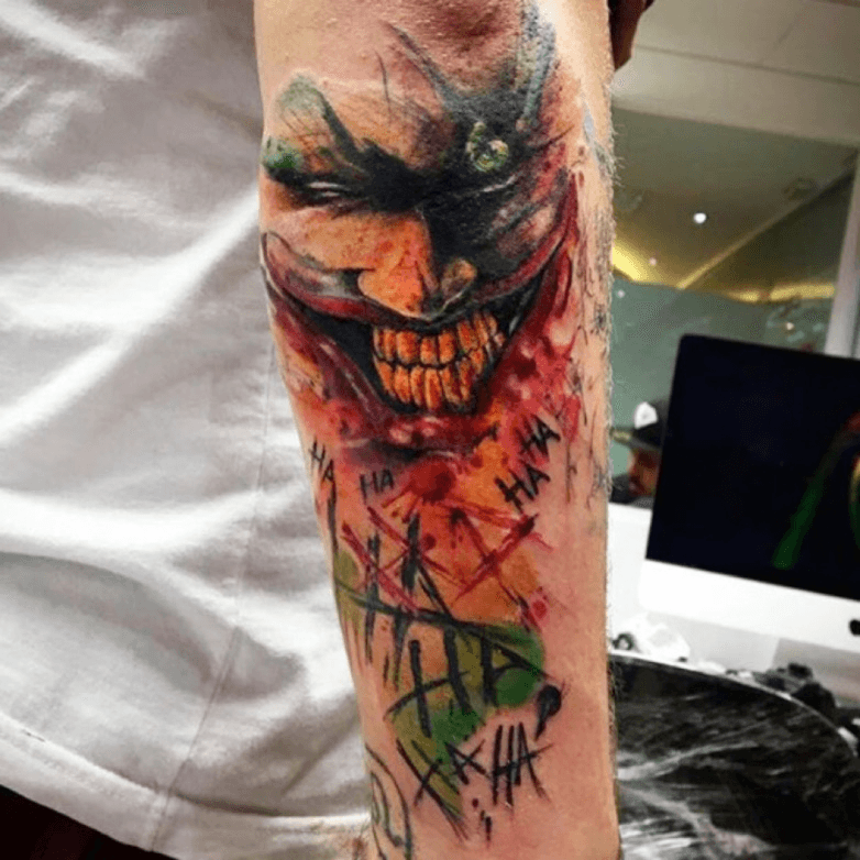 Tattoo Uploaded By Kyle Sexton Batman Sleeve Tattoo Villains Joker Tattoodo