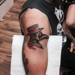 #PlagueDoctor #Guelph #ModernAddiction #tattoo 