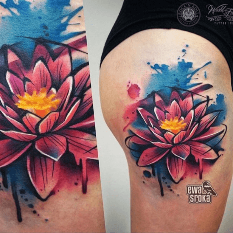 Top 73 Watercolor Tattoo Lotus Thtantai2