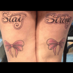 My Bows/Words #tattoo #tattoos #tattooed #ink #inked #bows #words 