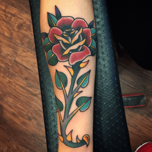 Rose I tattooed