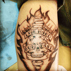 Never Say Die! — Biomech Tattoo Sketchbook by Kali