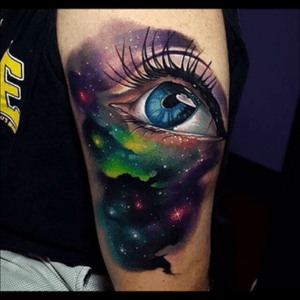 #eye #realistic #galaxy #colurful #getink3d 