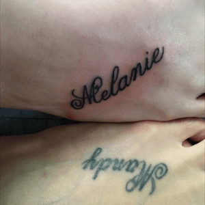 Sibling tattoo 💕 #name #sister #tattoo 