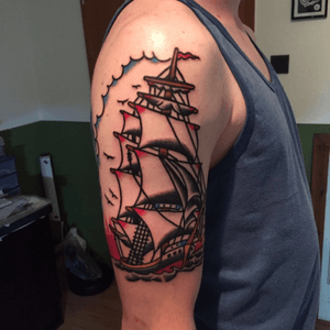 #traditional #sailboat #traditionaltattoos 