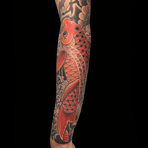 Tattoo by artist Matt C. Ellis.  See more of Matt's work here: http://www.larktattoo.com/long-island-team-homepage/matt/ . .  .  .  . #colortattoo #Japanese #Japanesetattoo #koi #koitattoo #tattoosleeve #tattoo #tattoos #tat #tats #tatts #tatted #tattedup #tattoist #tattooed #inked #inkedup #ink #tattoooftheday #amazingink #bodyart #tattooig #tattoosofinstagram #instatats  #larktattoo #larktattoos #larktattoowestbury #westbury #longisland #NY #NewYork #usa #art #matt #ellis #mattellis #mattcellis