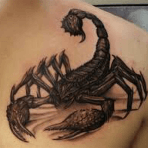 I would like a realistic scorpion on my left shoulder. I would like it to contour around my Eye of Horus tattoo. #megandreamtattoo 
