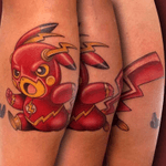 #megandreamtattoo i want this soooo bad its pokemon and the flash two things im a fan of 