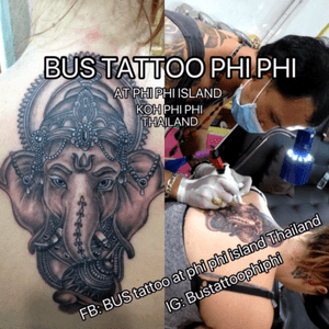 #Ganesha #tattooart #tattooartist #Machinetattoo #tattooshop #at #Bustattoostudio #phiphiisland #thailand🇹🇭#tattoodo #tattooink #tattoo #phiphi #kohphiphi #thaibambooartis #thailandtattoo Artist by Bus witsawat thongon 🙏🏻🙏🏻🙏🏻🙏🏻🙏🏻thank you so much🙏🏻🙏🏻🙏🏻🙏🏻🙏🏻🙏🏻 Situated in the near koh phi phi police station , Bus tattoo is a small studio run by Mr.Bus, an experienced and talented tattooist who can perform his art both with bamboo stick and with electric tattoo gun. Cover ups, free hand designs, custom designs - any style can be realized at Bus tattoo studio. As in mostly any shop nowadays, needles are disposable and used only once at Bus tattoo studio