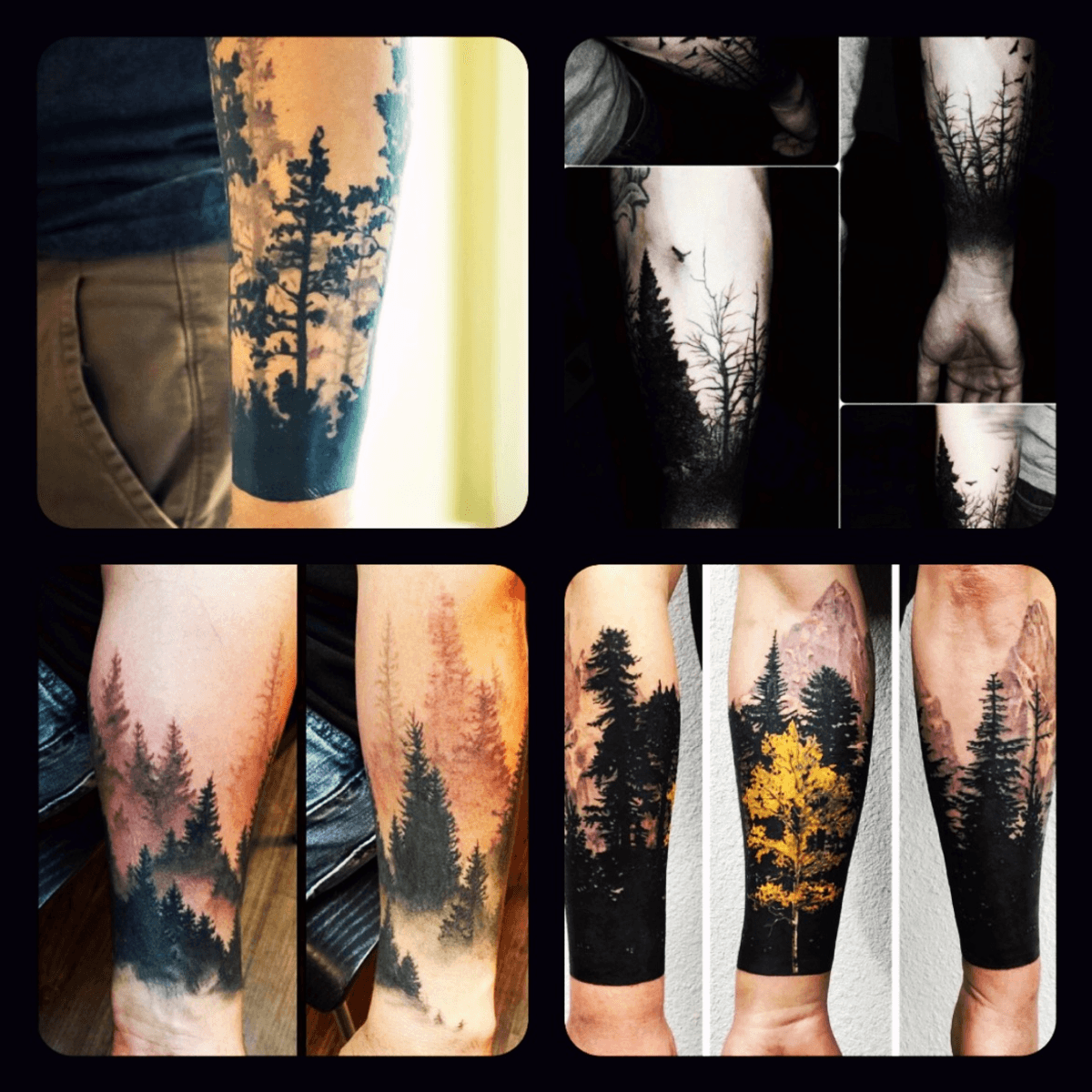Tattoo uploaded by Tara • Sexy #forest #nature #trees #forearm #sleeve ...