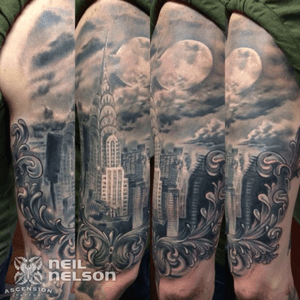 When I visited New York the first time, I fell in love. I want something to remind of the feeling I got walking down those streets. #meagandreamtattoo 