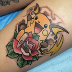 Flowery Raichu tattoo #pokemon #electric 
