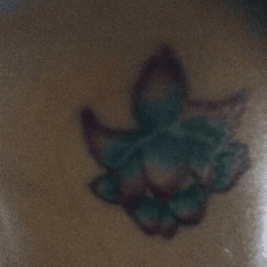 Third tat-18yrs- upside down and clearly needed to be fixed.lotus flower for peace and happiness. #lotus #peace #love #happiness #colour 