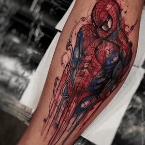 #Spiderman#Hombrearaña#aquarella#Tattos#Marvel