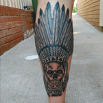 Indain skull #tattoo #blackandgrey #skull #tatted4life #tattoodo 