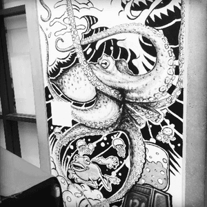Found this one in a museum ! #japanesestyle #octopus #tentacles #beagoodtattoo