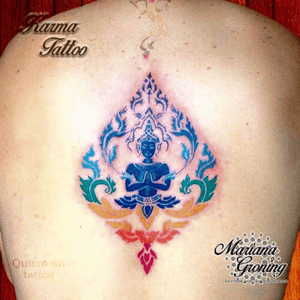  Budha tattoo #tattoo #marianagroning #karmatattoo #cdmx #MexicoCity #watercolor #watercolortattoo #watercolortattooartist #buda #budha #budhism 