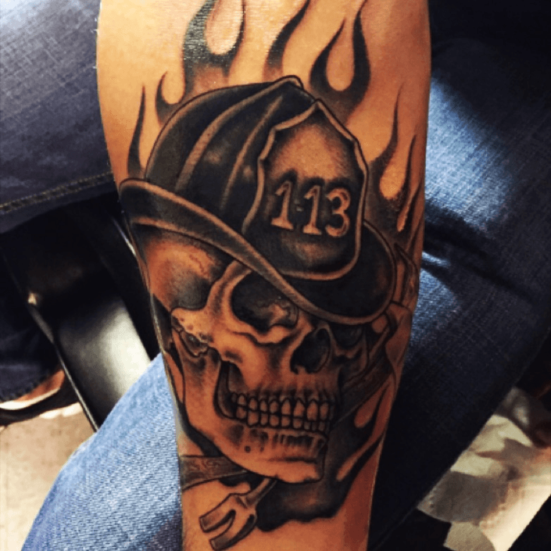 Crossbones Tattoo Designs Firefighter Tattoodesigns