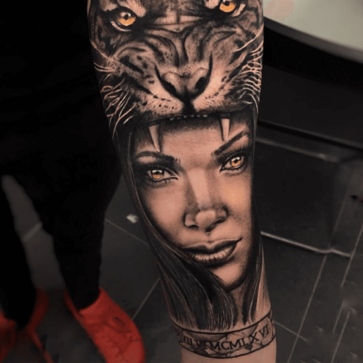 Wholesale Waterproof Tattoo Stickers Animal Tiger Tattoo Stickers Cute  Small Fresh Face Stickers Arm Stickers for Men and Women  China Stickers  and Tattoo Stickers price