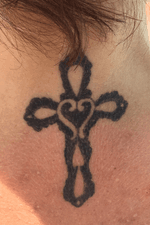 Cross on back of neck by Kelly