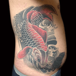 Tattoo by PeeWee Sinerco. #peewee #peeweesinerco #sinerco #westbury #tat #tats #tatts #tatted #tattoo #tattoos #tattedup #tattoist #tattooed #tattoooftheday #usa #inked #inkedup #ink #tattoooftheday #art #amazingink #longisland #larktattoo #larktattoos #larktattoowestbury #bodyart #tattooig #tattoososinstagram #instatats #koi #koitattoo #Japanese #Japanesetattoo #color #colortattoo #fingerwaves #japanesefingerwaves