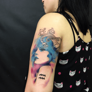#tattoo#tatuagem#tattoogirl#watercolor 