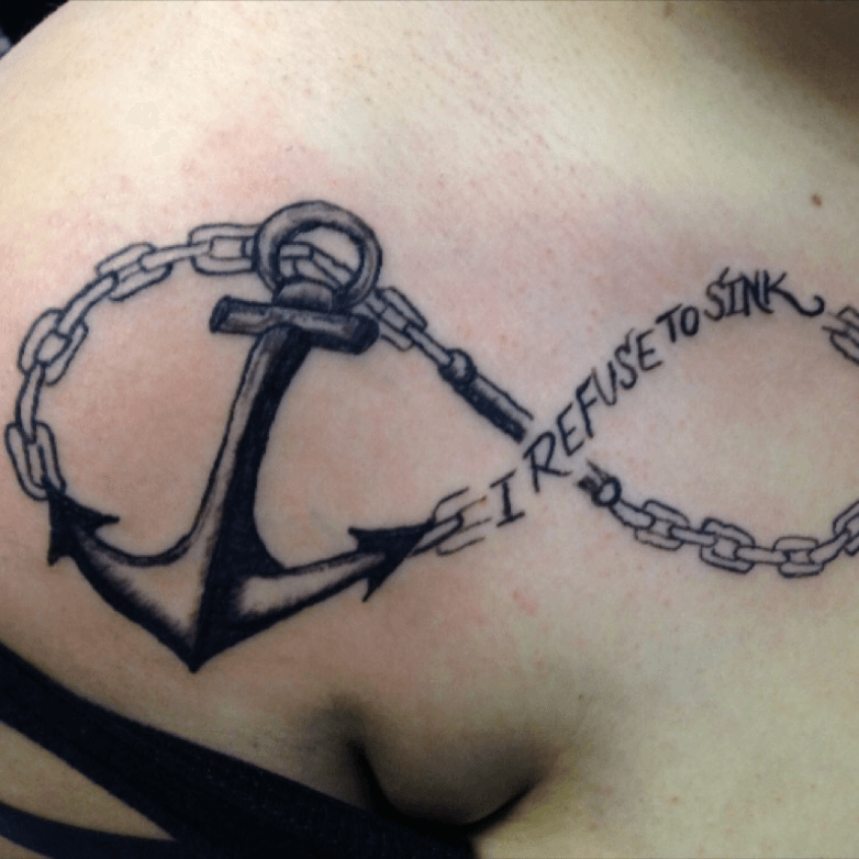 Anchor Infinity Tattoos With Quotes QuotesGram