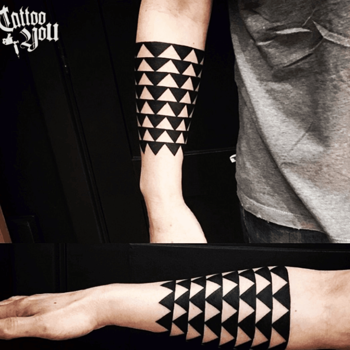 Tattoo uploaded by Tara • Awesome! #blackwork #linework #triangle # ...