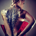 WOW! #fullback #insideout #spine #ribs #lace #stitch 