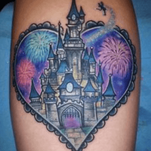Disney castle cameo tattoo #disney #castle 
