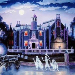#megandreammtattoo Disney's Haunted Mansion is mine and mu 7 year old daughter's favorite ride and my dad introduced me to horror, so it connects 3 generations. I want to get the mansion on my upper arm with a trail wrapping around my arm leading to the cemetary on my forearm.