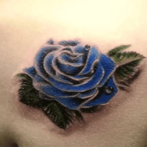 #bluerose #rose #3D #shading #firsttattoo #special 