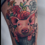 Love fir the animals tattoo #cute #animals #animallovers #piggy #pig 