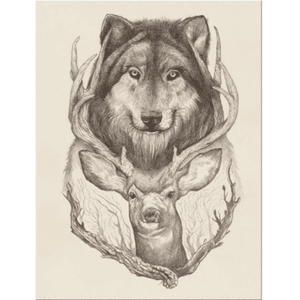 Want! #Wolf #Deer #Design 