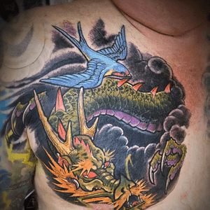 Dragon cover-up