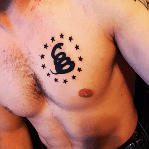 Dont Tread on Me chest piece. Tattoo by Tattoos by Ralph @ Tattoo convention in Louisville, KY