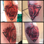 Rose graphique :) #tattoo #rose #rosestattoo #roses #flower #flowers #flowertattoo #graphic #graphictattoo #graphics #graphictattoos #color #colortattoo 