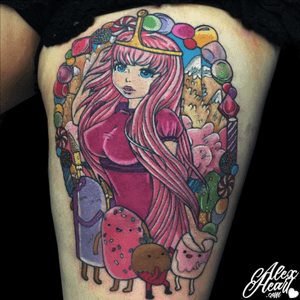 #anime #princessbubblegum #adventuretime #tattoo by #AlexHeart 