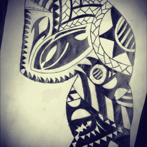 One a drew last year my first try at a tribal x