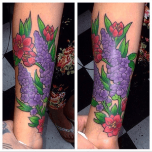 Color session to my grandmother's lavander flowers. Artist : Shawn franco. Morgan hill, Ca.